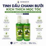 Tinh dầu bưởi chanh xịt kích thích mọc tóc nhanh cặp 2 chai thuỷ tinh